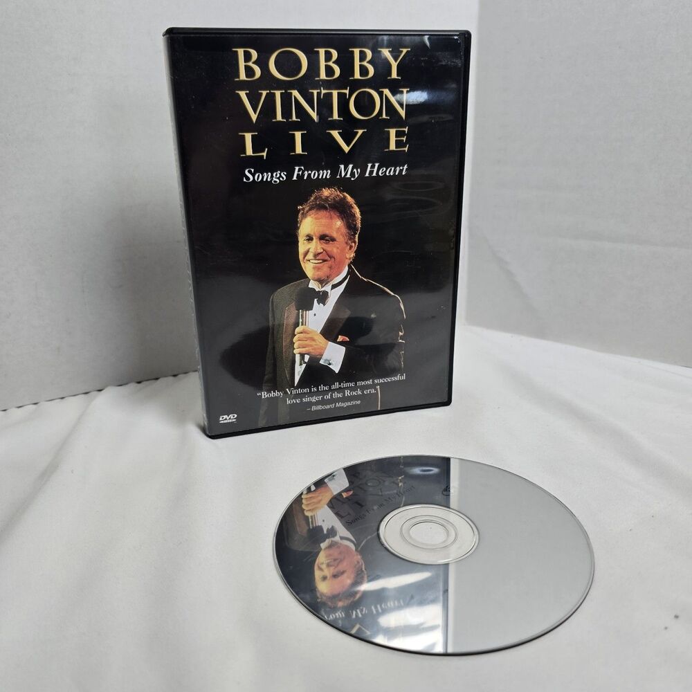 Bobby Vinton Live: Songs From My Heart DVD 2002 Robbie Vinton Al Jolsen OOP